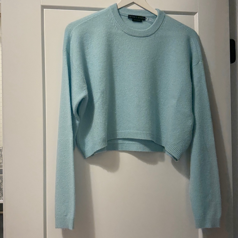 Alice + Olivia Light Blue Sweater